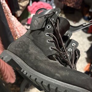 Timberland Women's Black Lace Up Boots